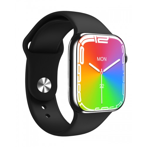 INTIME smartwatch 7 Max, 1.99, IP67, heart rate, ηχείο & mic, μαύρο