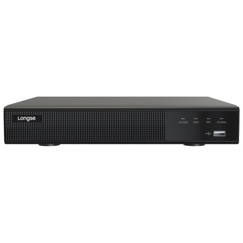 LONGSE NVR καταγραφικό NVR3009E1, 4K, H.265/H.264, 9 κανάλια