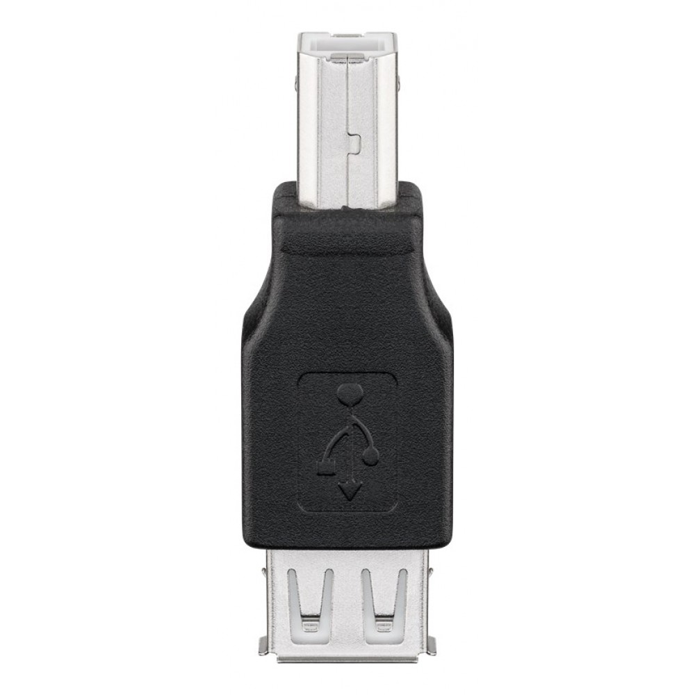 GOOBAY αντάπτορας USB σε USB Type B 50291, θηλυκό σε αρσενικό, μαύρος