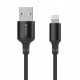 CELEBRAT καλώδιο Lightning σε USB CB-32, 12W, 1m, μαύρο