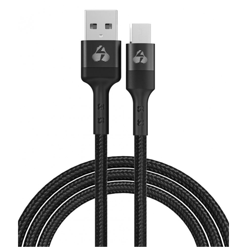 POWERTECH καλώδιο USB σε Micro USB PTR-0125, 12W 2.4A, copper, 1m, μαύρο