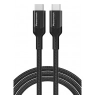 POWERTECH καλώδιο USB-C PTR-0139, PD 240W, 40Gbps, copper, 1m, μαύρο