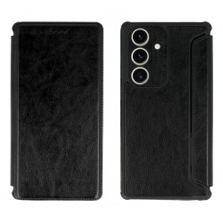 POWERTECH θήκη Razor Leather MOB-1911 για Samsung Galaxy A34 5G, μαύρη