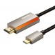 CABLETIME καλώδιο USB-C σε HDMI CT-CMHD8K, 8K/60Hz, 3m, μαύρο