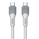 LDNIO καλώδιο USB-C σε USB-C LC601C, 100W PD, 1m, γκρι