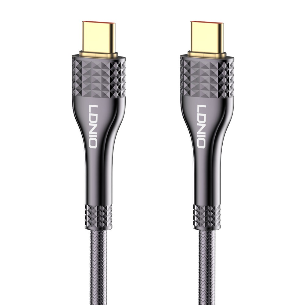 LDNIO καλώδιο USB-C σε USB-C LC651C, 65W, 1m, γκρι