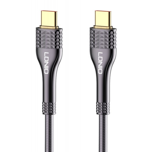 LDNIO καλώδιο USB-C σε USB-C LC651C, 65W, 1m, γκρι