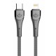 LDNIO καλώδιο Lightning σε USB-C LC861I, 30W PD, 1m, γκρι