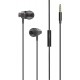 LDNIO earphones με μικρόφωνο HP05, 3.5mm σύνδεση, Φ10mm, 1.2m, γκρι