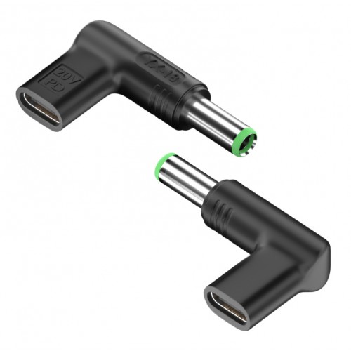 POWERTECH αντάπτορας τροφοδοσίας YX-18, USB-C σε Toshiba 6.3x3mm, μαύρος