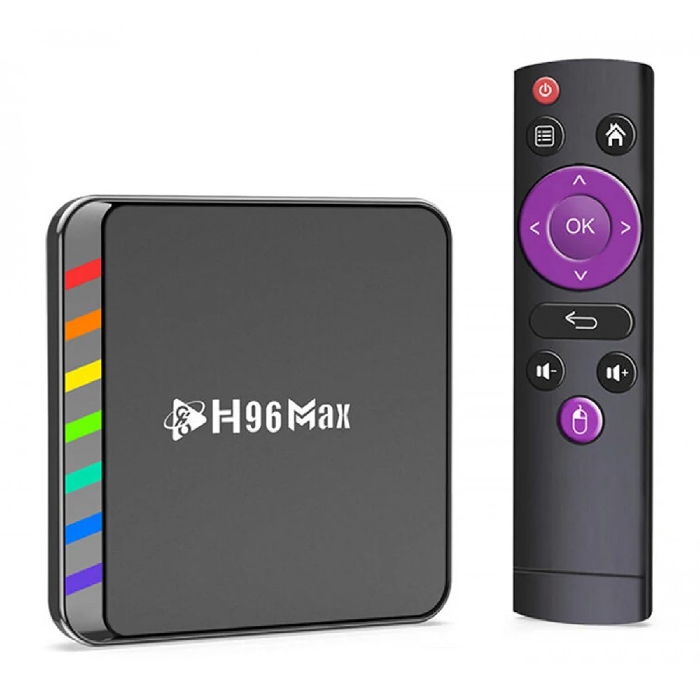 H96 MAX TV Box W2, 4K, S905W2, 4/32GB, WiFi 6, Bluetooth, Android 11