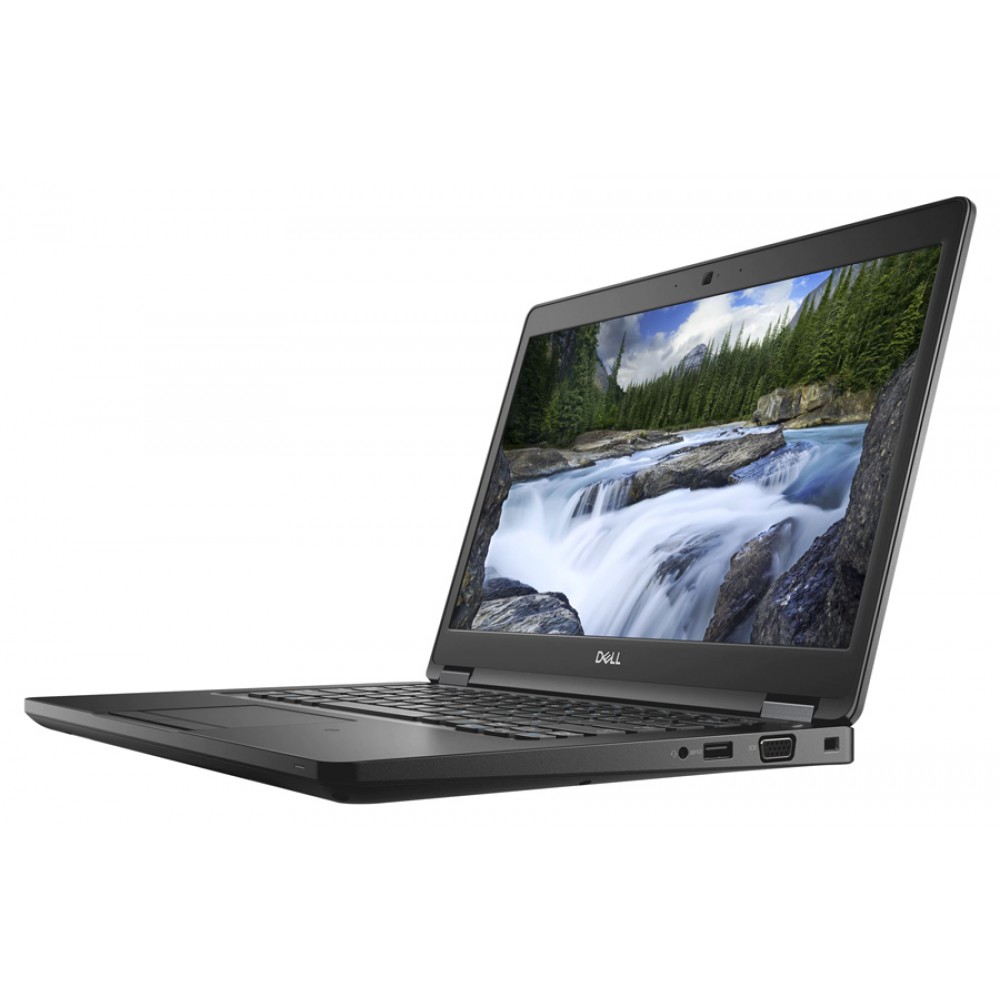 DELL Laptop Latitude 5490, Factory Refurbished Grade A, i5-8350U, 8GB/256GB SSD, 14, Cam, Intel Integrated Graphics, Windows 10 Pro