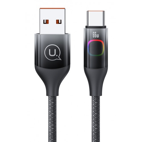 USAMS καλώδιο USB-C σε USB US-SJ636, 66W, 1.2m, μαύρο