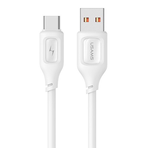 USAMS καλώδιο USB-C σε USB US-SJ619, 15W, 1m, λευκό