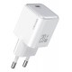 USAMS φορτιστής τοίχου US-CC183, USB-C θύρα εξόδου, 20W PD, λευκός