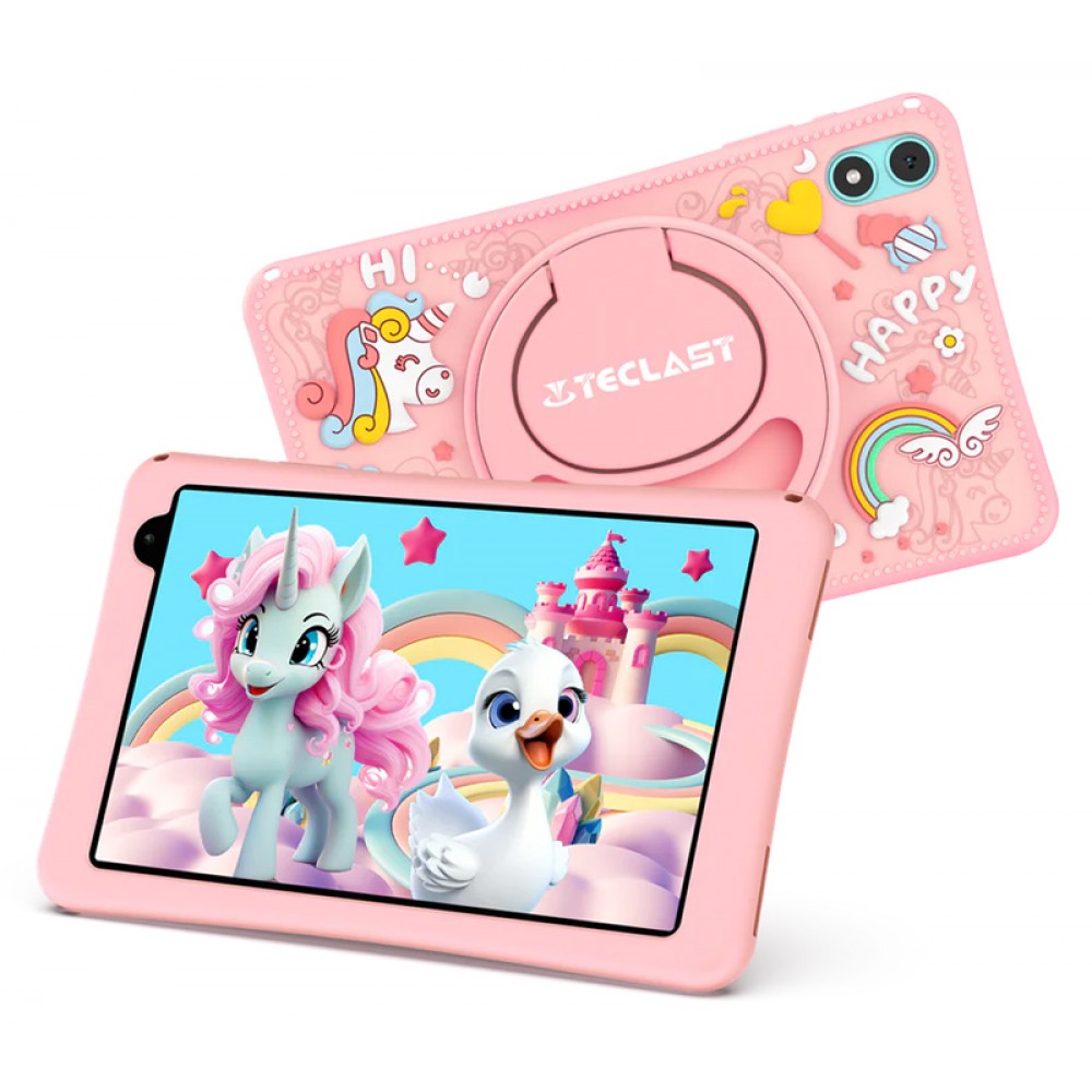 TECLAST tablet P85T Kids, 8 HD, 4/64GB, Android 14, 5000mAh, ροζ