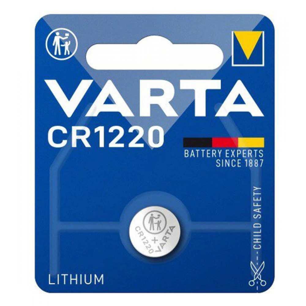 VARTA μπαταρία λιθίου CR1220, 3V, 1τμχ