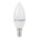 OPTONICA LED λάμπα candle C37 1429, 8W, 4500K, 710lm, E14