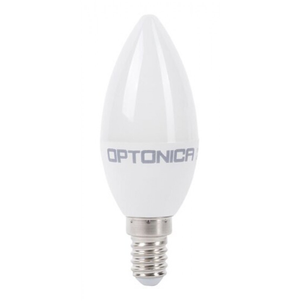 OPTONICA LED λάμπα candle C37 1430, 8W, 2700K, 710lm, E14