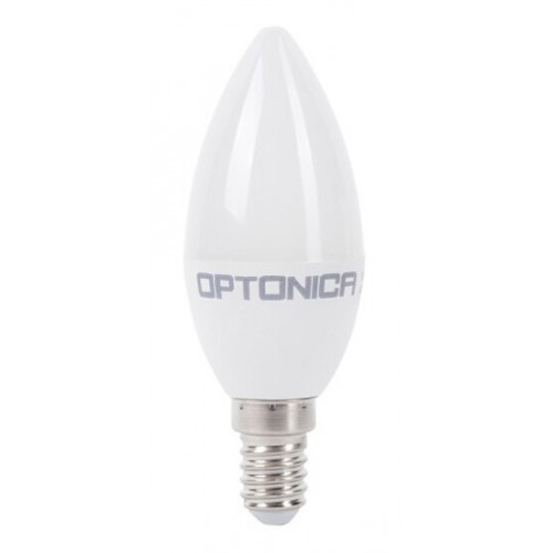 OPTONICA LED λάμπα candle C37 1430, 8W, 2700K, 710lm, E14