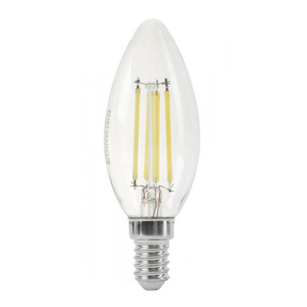 OPTONICA LED λάμπα candle C35 1472, Filament, 4W, 2700K, 400lm, E14