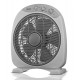 BRUNO ανεμιστήρας Box Fan BRN-0184, επιτραπέζιος/δαπέδου, 38W 32cm, γκρι