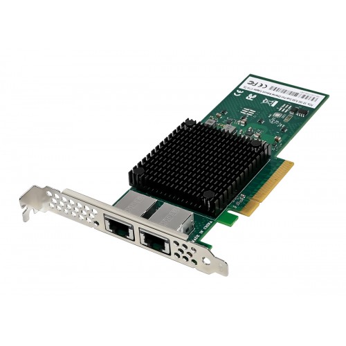 POWERTECH κάρτα επέκτασης PCIe σε 2x RJ45 ST7323, Intel X710-AT2, 10GbE