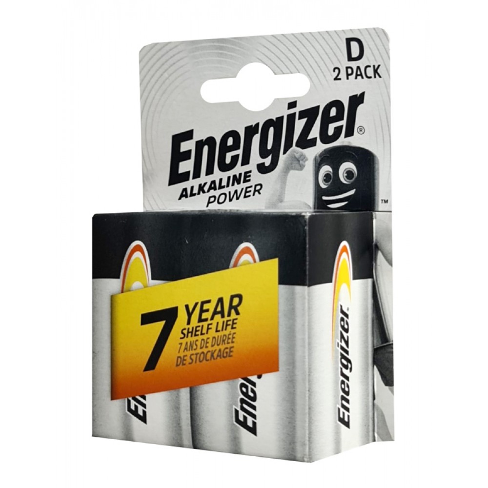 ENERGIZER αλκαλικές μπαταρίες Alkaline Power, D/LR20, 1.5V, 2τμχ