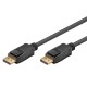 GOOBAY καλώδιο DisplayPort 65809 Certified, 8K/60Hz 32.4 Gbps, 2m, μαύρο