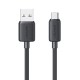 USAMS καλώδιο micro USB σε USB US-SJ690, 10W, 480Mbps, 1m, μαύρο