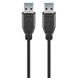 GOOBAY καλώδιο USB 3.0 95717, 5 Gbps, 1m, μαύρο