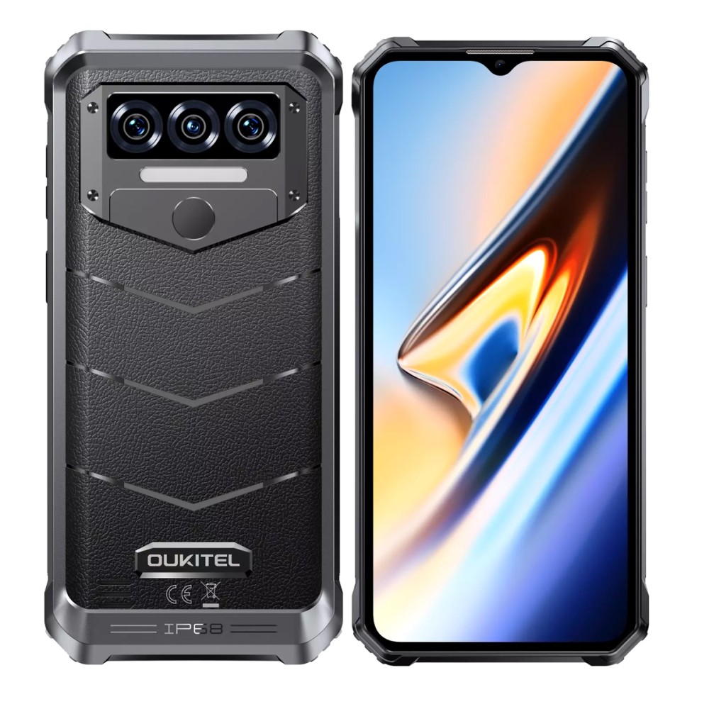 OUKITEL smartphone WP38, 6.52, 6/256GB, IP68/IP69K, 10600mAh, μαύρο