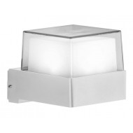 POWERTECH LED φωτιστικό τοίχου HLL-0156, 7W, 4000K, 560lm, IP65, λευκό