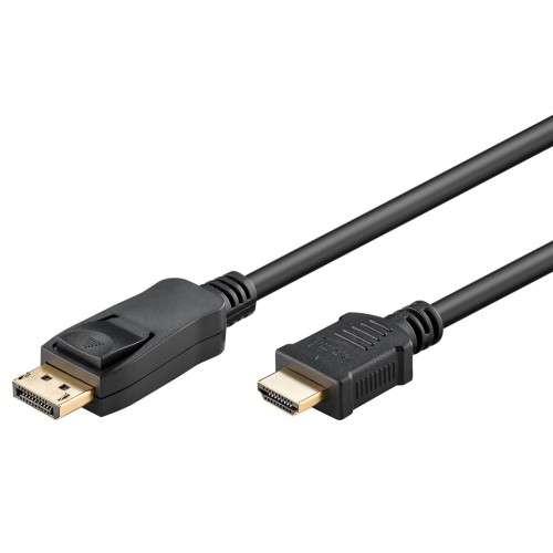 GOOBAY καλώδιο DisplayPort σε HDMI 64836, 4K/30Hz, 2m, μαύρο