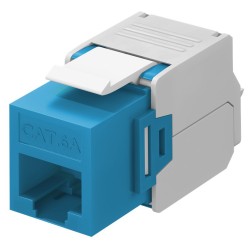 GOOBAY Keystone module RJ45 CAT 6A 90688, UTP, μπλε