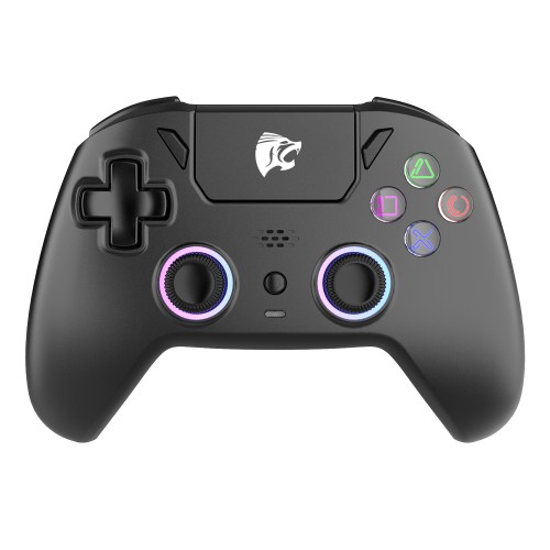 ROAR ασύρματο gamepad RR-0023, Switch/PS4/PC/iOS/Android, Bluetooth, μαύρο