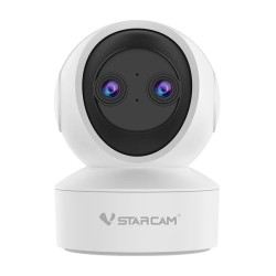 VSTARCAM smart κάμερα CS49D, 3MP, dual lens, WiFi, PTZ, SD