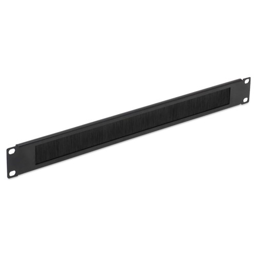 POWERTECH βούρτσα προστασίας για rack NETW-0030, 19/1U, μεταλλικό, μαύρο