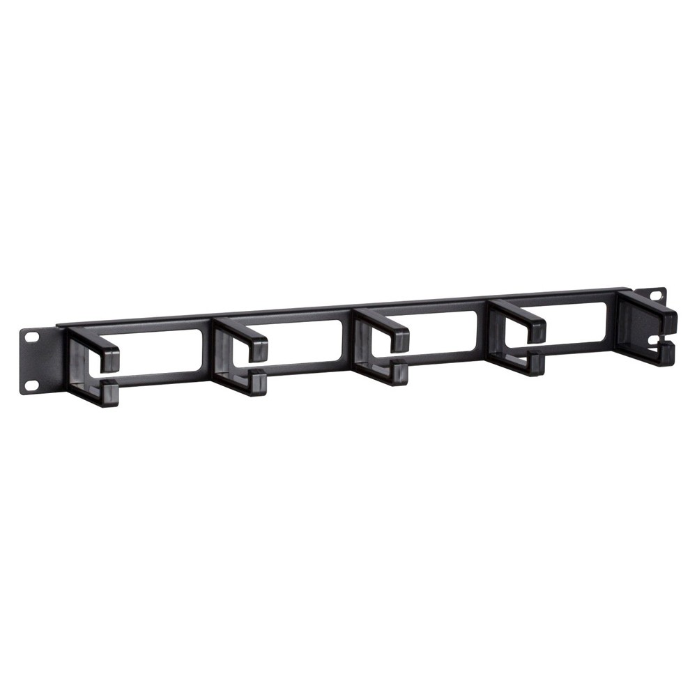 POWERTECH cable management NETW-0031 για rack 19/1U, 5x γάντζοι, μαύρο