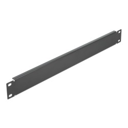 POWERTECH κάλυμμα panel NETW-0032 για rack 19"/1U, μεταλλικό, μαύρο