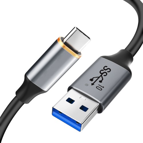 CABLETIME καλώδιο USB-C σε USB CT-AMCMG2, 60W, 10Gbps, 1m, μαύρο