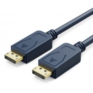 CABLETIME καλώδιο DisplayPort CT-01G, 4K/60Hz, 18 Gbps, 0.5m, μπλε