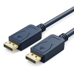 CABLETIME καλώδιο DisplayPort CT-01G, 4K/60Hz, 18 Gbps, 0.5m, μπλε