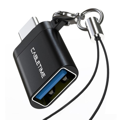 CABLETIME αντάπτορας USB-C σε USB CT-CMAF, 5Gbps, 10.5W, μαύρος