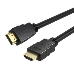 CABLETIME καλώδιο HDMI CT-HE19G με Ethernet, 4K/60Hz, 18 Gbps, 0.5m, μαύρο