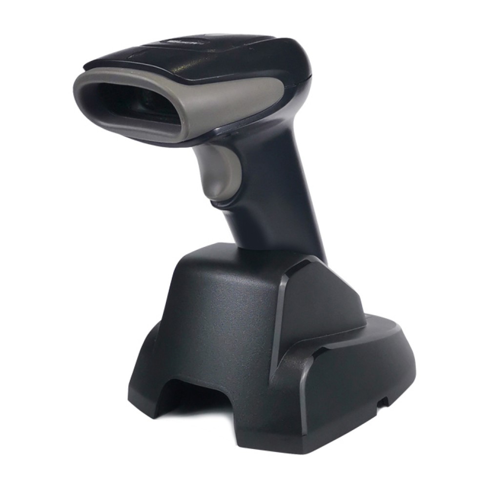 WINSON barcode scanner WNI-6223, 1D & 2D, ασύρματο, 2600mAh, με βάση φόρτισης, μαύρο