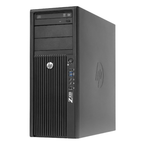 HP Workstation Z420, Refurbished Grade A Repainted, E5-1620, 16GB, 500GB HDD, Nvidia Quadro K2000, DVD, FreeDOS