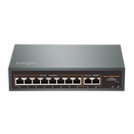 LONGSE PoE switch HT82GA με 8x LAN & 2x WAN θύρες, 10/100/1000Mbps