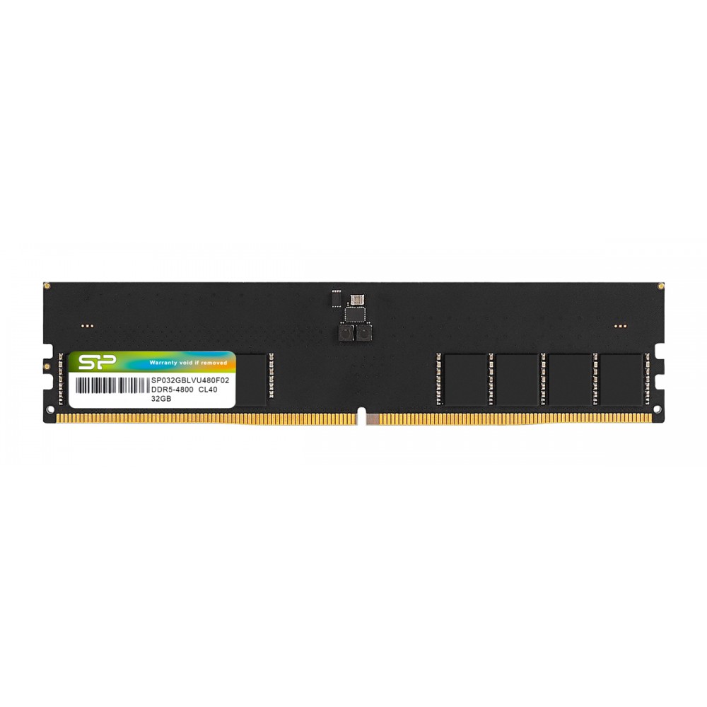 SILICON POWER μνήμη DDR5 UDIMM SP032GBLVU480F02, 32GB, 4800MHz, CL40