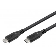 GOOBAY καλώδιο USB-C 74197, USB4, 100W, 20Gbps, 4K/60Hz, 2m, μαύρο